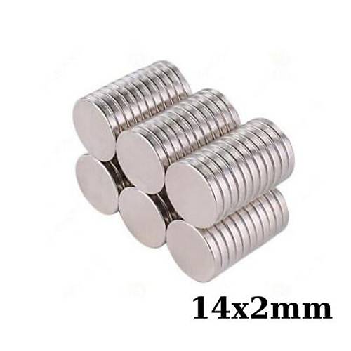 14x2mm Neodyum Gl Mknats - Neodim Magnet