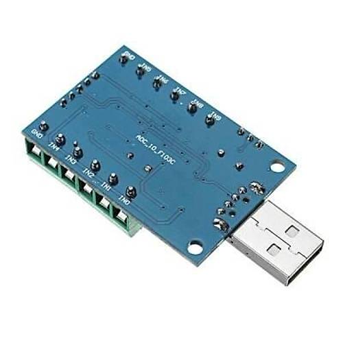 STM32 10 Kanal 12 Bit USB-UART letiim ADC Modl