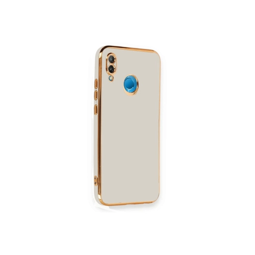 Newface Huawei P20 Lite Klf Volet Silikon - Beyaz
