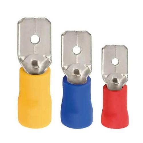 Gwest Erkek Faston Tip Terminal GFE-2638 1.50-2.50mm Mavi 200 Adet
