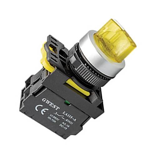 Gwest A5-11XD-24 22mm 0-1 Sar Led Ikl Kalc Mandal Buton 24V 1NO