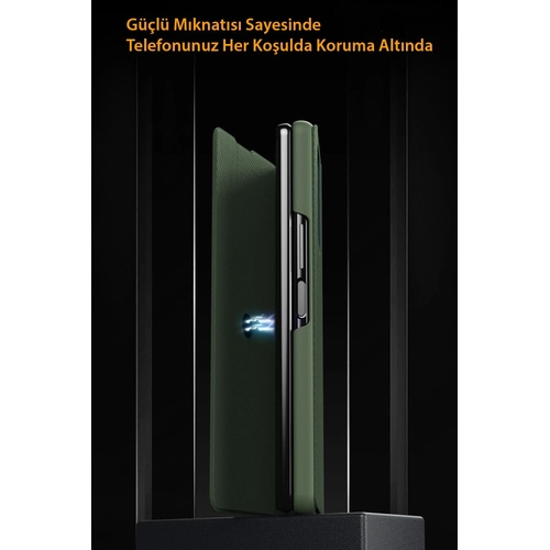 Newface Samsung Galaxy Z Fold 3 Klf Fold Karbon Kapak - Siyah