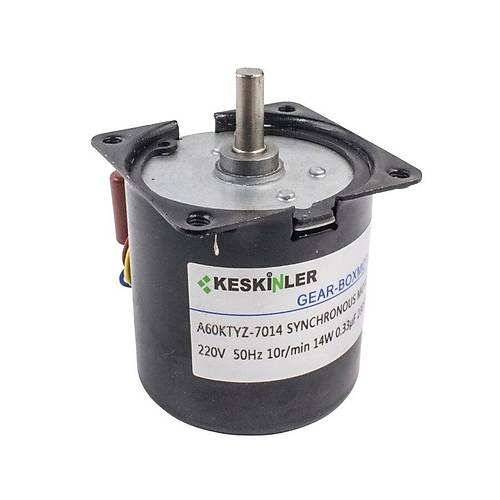 60-KTYZ 10 RPM 14W AC Senkron Motor