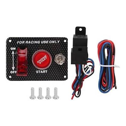 2'li ON-OFF Toggle Switch Panel - Motor Start Butonlu