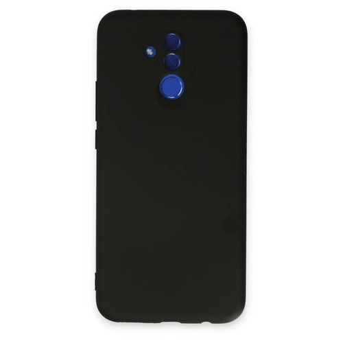 Newface Huawei Mate 20 Lite Klf Nano ii Kadife Silikon - Siyah