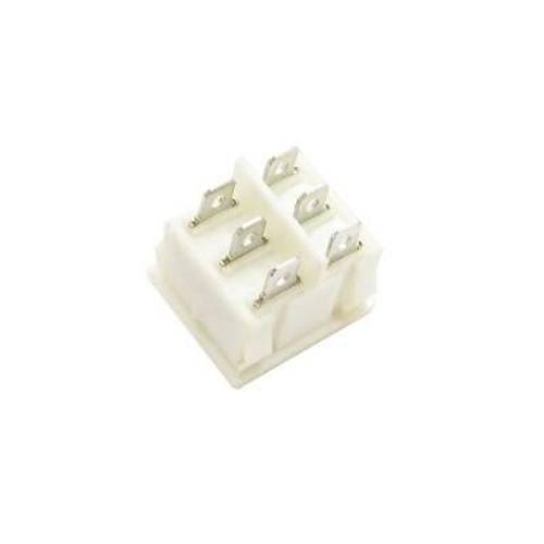 KCD2-502 kili ON-OFF Switch 6 Pin - Beyaz