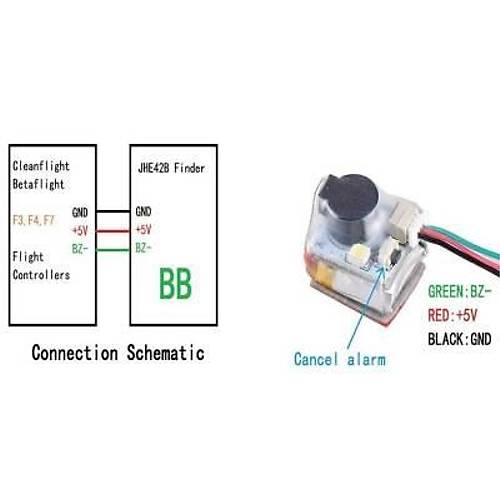 JHE42B-S Drone Finder - Lipo Pilli