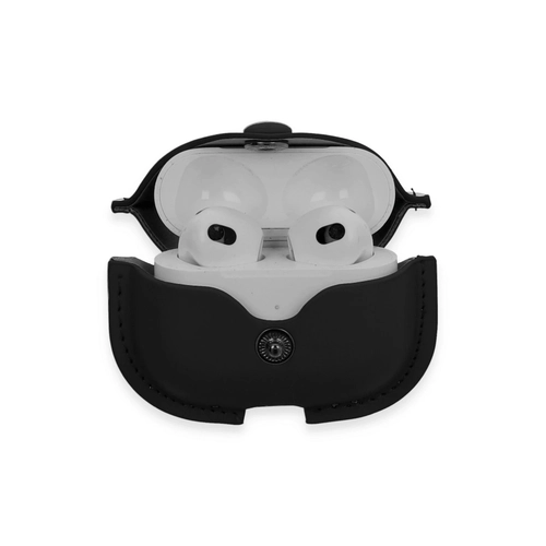 Newface Airpods 3 (3.nesil) anta Deri Klf - Siyah