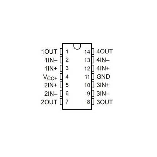 LMV324M SOIC-14 SMD OpAmp Entegresi