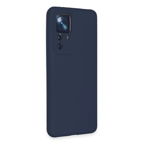 Newface Xiaomi Mi 12T Pro Klf Nano ii Kadife Silikon - Lacivert