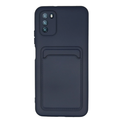 Newface Xiaomi Pocophone M3 Klf Kelvin Kartvizitli Silikon - Lacivert
