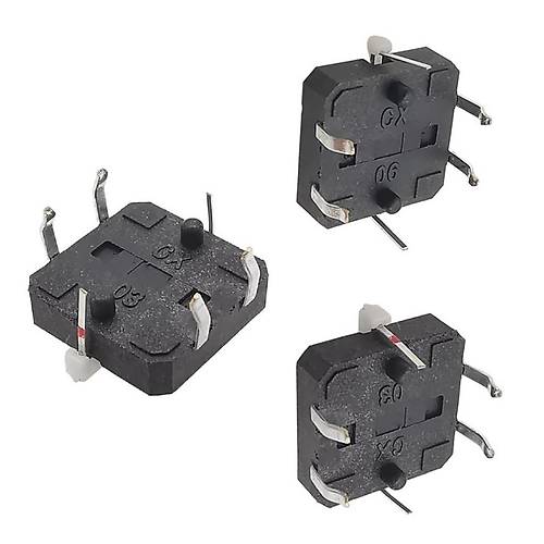 12x12mm Yeil Led Ikl Tact Switch