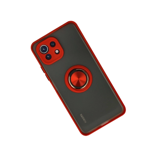Newface Xiaomi M 11 Lite Klf Montreal Yzkl Silikon Kapak - Krmz