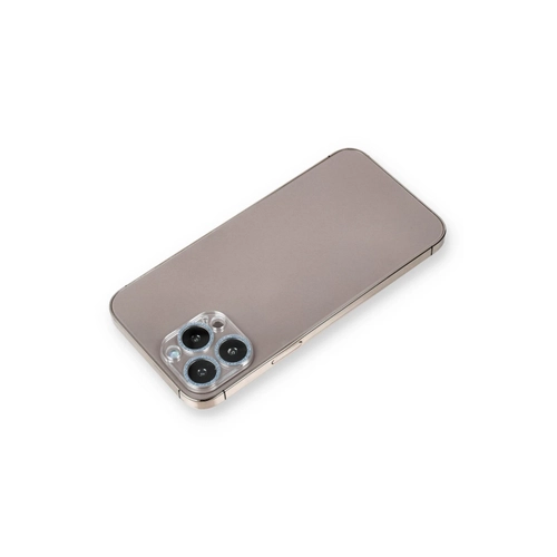 Newface iPhone 13 Pro Max Shine Kamera Lens Koruma Cam - Sierra Blue