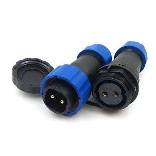 SD20 2 Pin 20mm Su Geirmez Konnektr Takm