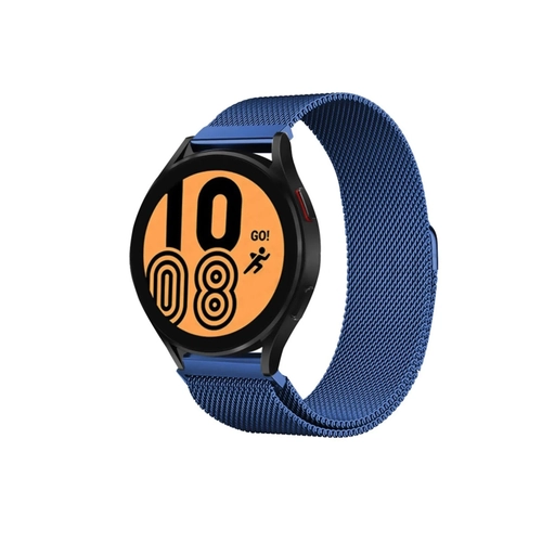 Newface Samsung Galaxy Watch 4 Metal Mknatsl Kordon - Mavi