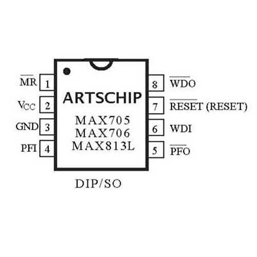 MAX706 DIP8 Entegre