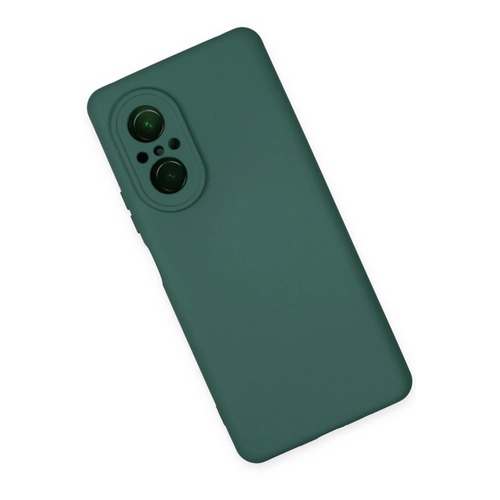Newface Huawei Nova 9 SE Klf Nano ii Kadife Silikon - Koyu Yeil
