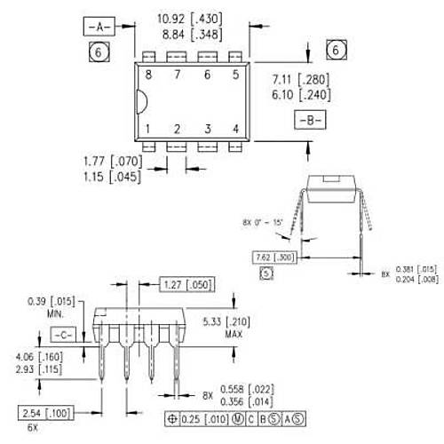 IR2153 DIP-8 Mosfet Src Entegresi