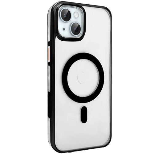 Joko iPhone 15 Gleam PC Sert Magsafe Klf - effaf-Siyah