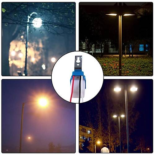 12V Fotosel Otomatik Ik Sensr - Gece Sensr