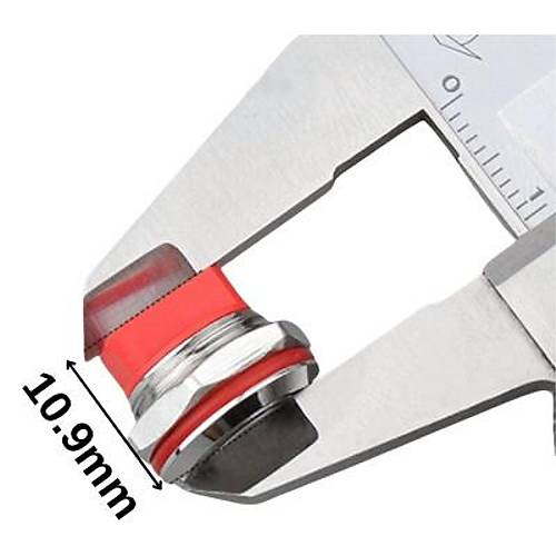 WD12C1-Wired-P1-EC 12mm Dz Yayl Yeil Ikl Metal Buton - Kablolu