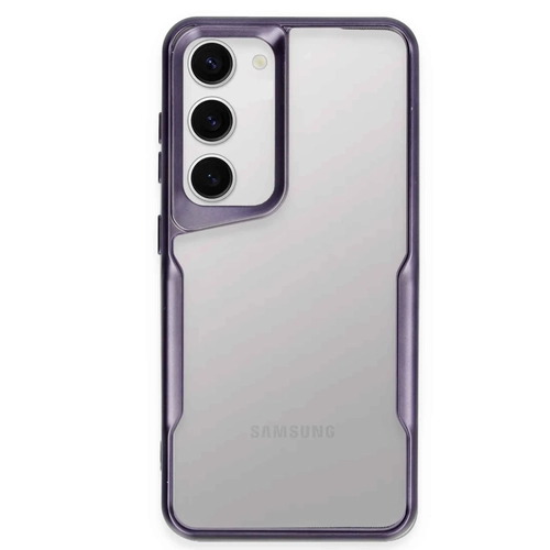 Newface Samsung Galaxy S23 Klf Boyi Silikon Kapak - Derin Mor