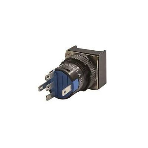 16mm 24V Mavi Anahtarl Kare Buton CD-AF-11DZ/24V/B