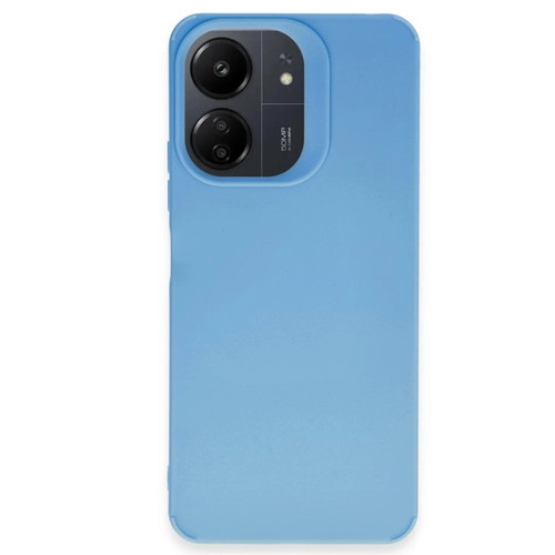 Newface Xiaomi Redmi 13C Klf Petro Silikon - Mavi