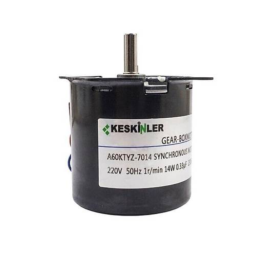 60-KTYZ 1 RPM 14W AC Senkron Motor