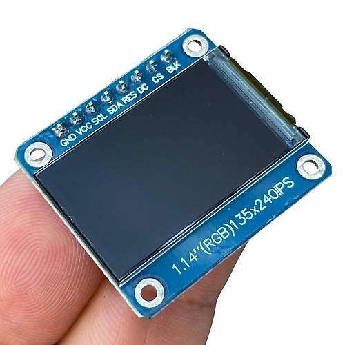1.14 inch ST7789V Chip 135240 RGB TFT IPS 8 Pin LCD Ekran Modl