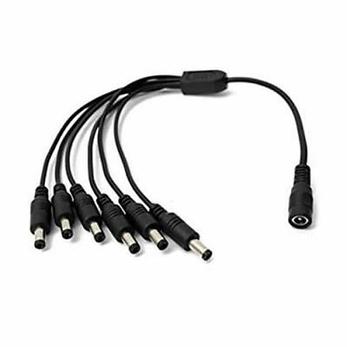 6 Ba�l� DC Adapt�r �oklay�c� Kablo