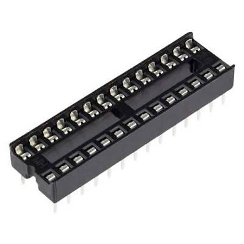 28 Pin Dar DIP Soket - Entegre Soketi