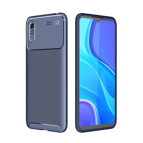 Newface Xiaomi Redmi 9A Klf Auto Focus Karbon Kapak - Lacivert