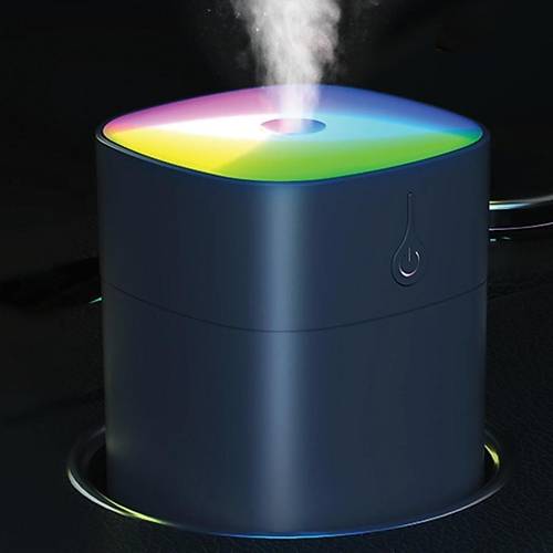 400ml Ultrasonik Hava Nemlendirici Buhar Yapc Difzr Humidifier Gri