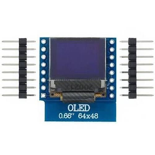 0.66'' 64x47 Oled Grafik Lcd Ekran - Beyaz