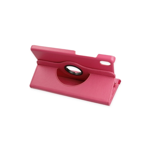 Newface Lenovo Tab M8 Klf 360 Tablet Deri Klf - Pembe