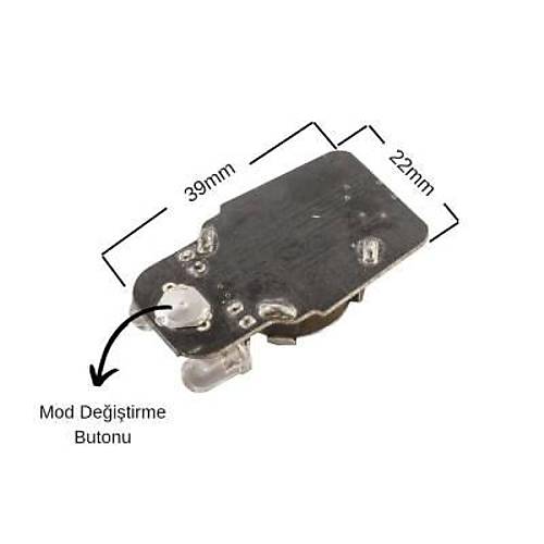 Flip-Flop Led Devresi - 3V CR Pil Yuvalı