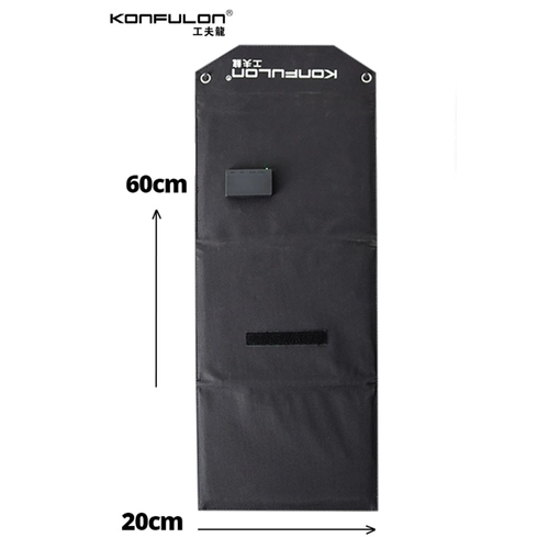 Konfulon SH-03 30W Hzl arj Tanabilir Gne Enerji Paneli arj stasyonu - Siyah
