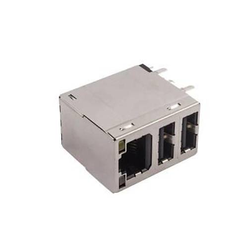 2xUSB-A 2.0 Dii - 1xRJ45 Dii Ethernet Port PCB Tipi