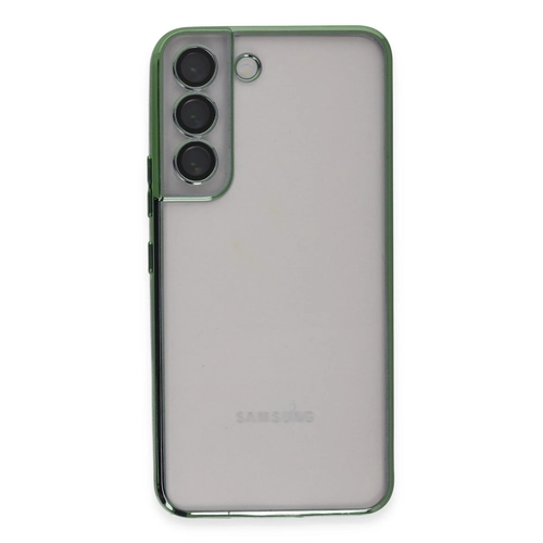 Newface Samsung Galaxy S22 Klf Razer Lensli Silikon - Yeil