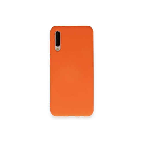 Newface Samsung Galaxy A70 Klf Nano ii Kadife Silikon - Turuncu