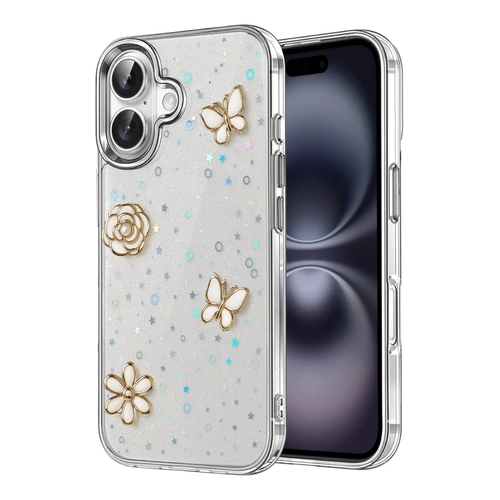 Newface Apple iPhone 16 Plus Fiyonk Desenli Kapak - Desen 10