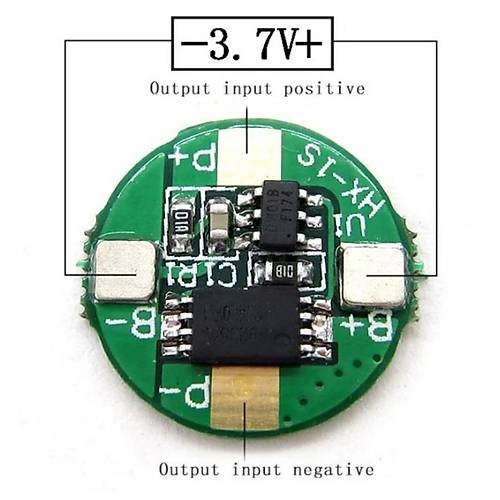 1S 2.5A BMS 3.7V 18650 Lityum Pil arj Koruma Devresi