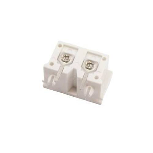 DB-8 C8 Erkek Power Soketi 90 Derece 22x12mm - Beyaz