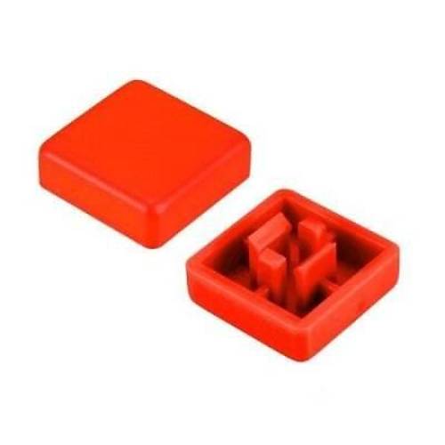 Tact Switch Kapa Kare Krmz - 10x10x5mm