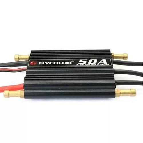 Flycolor Waterproof 50A 2-6S Brushless ESC 5.5V/5A BEC