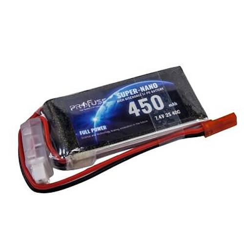 7,4V 2S 450mAh 40C Lipo Batarya