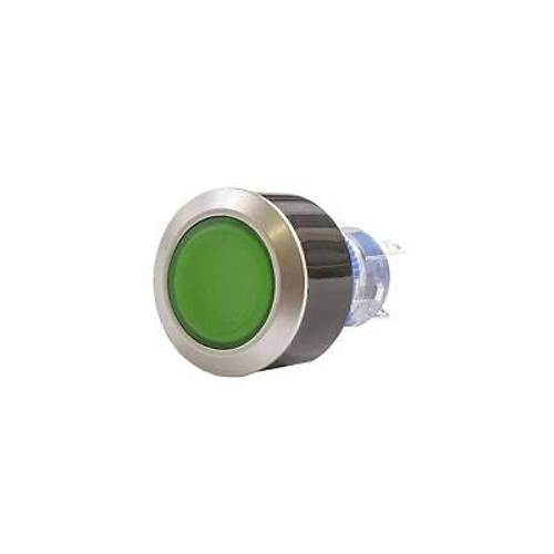 22mm 24V Yeil Yayl Buton CD-AWY-11D/24V/G