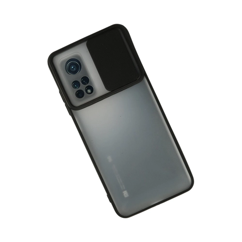 Newface Xiaomi Mi 10T Klf Palm Buzlu Kamera Srgl Silikon - Siyah